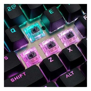 کیبورد گیمینگ با سیم کورسیر مدل K100 RGB Midnight Gold